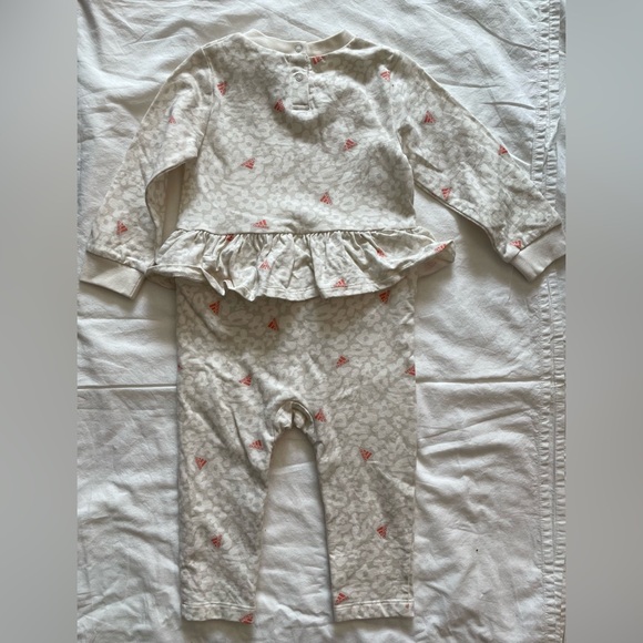 ADIDAS Baby One Piece Romper with Peplum Ruffle - Picture 2 of 3